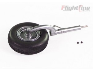 Flightline 2.0M B-24 Liberator Main Landing Gear Strut & Wheel Set - Right 